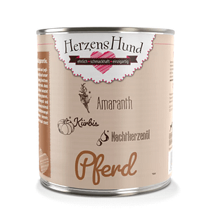 Herzens Hund Cavallo con Amaranto Umido per Cani – 800 g