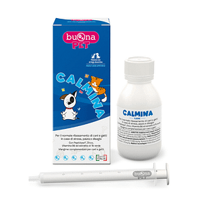 Buona Pet Calmina Flacone con Siringa per Cani e Gatti – 60 g