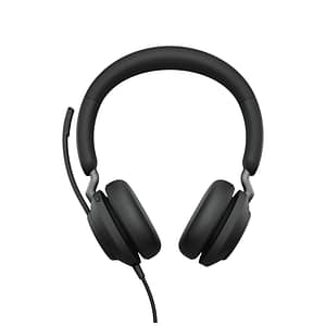 Jabra Evolve2 40, MS Stereo Wired Headband Desktop/Call Centre USB Type-A Bluetooth Nero – nuovo