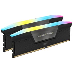 Corsair Vengeance RGB DDR5 - 32 GB (2 x 16 GB) - 6400 MT/s C32 - Intel XMP 3.0 - Nero - nuovo