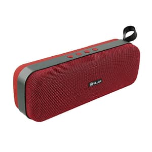 TELLUR Loop Altoparlante stereo portatile Bluetooth, 10W, rosso – nuovo