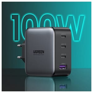 Nexode 100W Caricatore USB C Caricatore GaN USB-C (alimentazione) 4 porte Caricatore GaN PD – nuovo