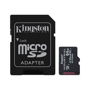 Tecnologia Kingston Industrial 64GB MicroSDXC UHS-I Classe 10 – nuovo