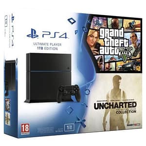 PS4 Fat 1TB + GTA V e Uncharted – Nathan Drake collection – nuovo