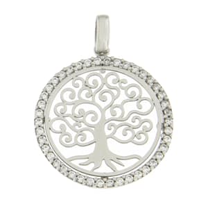 Ciondolo Donna Albero Della Vita Oro Bianco GL100534