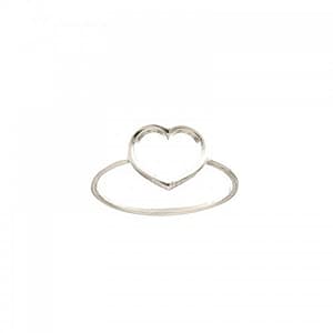 Anello Cuore Donna Oro Bianco 803321734407