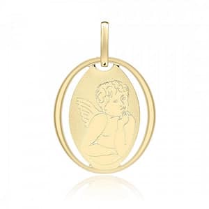 Ciondolo angelo oro giallo 803321714868
