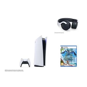 PS5 & Horizon Forbidden West Pack, cuffie Pulse 3D – console Playstation 5 (Standard) – nuovo