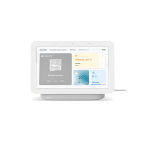 Google Nest Hub Altoparlante intelligente wireless Bluetooth e Wi Fi di seconda generazione con display connesso, Pebble – nuovo