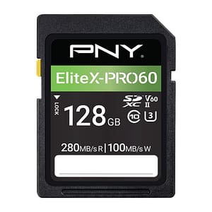 PNY EliteX-PRO60 128 GB SDXC UHS-II Classe 10 – nuovo