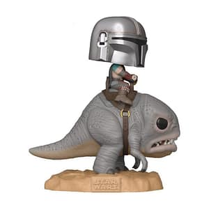 Funko Pop! Deluxe Mandalorian action figure Il Mandaloriano su Blurrg – nuovo
