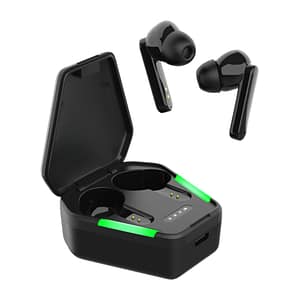 Deltaco TWS-115 Auricolari stereo senza fili veri (TWS)/ auricolari Bluetooth USB Type-C per la musica Nero, Verde – nuovo