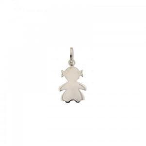 Ciondolo bimba oro bianco 803321730849