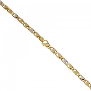 Bracciale Uomo in Oro Giallo e Bianco 803321712106