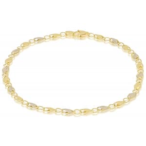 Bracciale Uomo in Oro Giallo e Bianco 803321718171