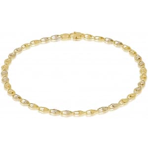 Bracciale Uomo in Oro Giallo e Bianco 803321718173