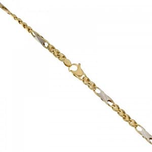 Bracciale Uomo in Oro Giallo e Bianco 803321718188