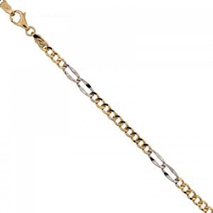 Bracciale Uomo in Oro Giallo e Bianco 803321732828