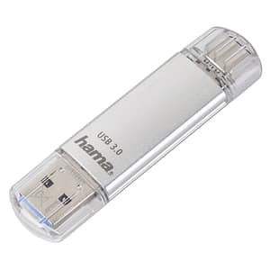 Unità flash USB Hama C-Laeta da 256 GB USB Type-A / USB Type-C 3.2 Gen 1 (3.1 Gen 1) Argento – nuovo