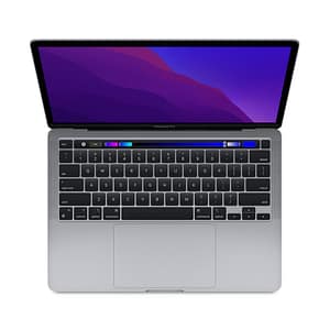 MacBook Pro M1 (2020) 13.3′, 3.2 GHz 512 GB 16 GB Apple GPU 8, Argento – QWERTY – Spagnolo -Ricondizionato – Ottime condizioni