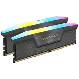 Corsair Vengeance RGB DDR5 – 32 GB (2 x 16 GB) – 5200 MT/s C40 – AMD EXPO – Grigio – nuovo