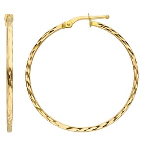 Orecchini a Cerchio Donna Oro Giallo 227729