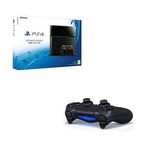 Sony PS4 1Tb Black Console + Sony Dual Shock 4 PS4 Controller – nuovo