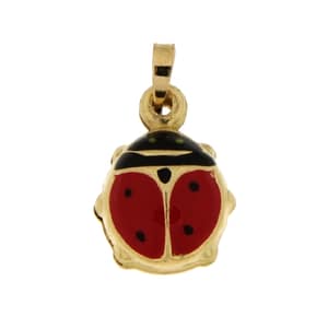Ciondolo Coccinella Oro Giallo GL101370