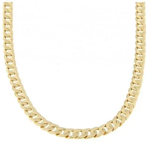 Collana Uomo in Oro Giallo Maglia Cubana 803321733508