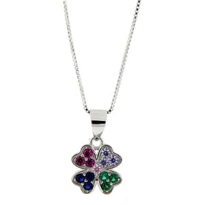 Collana Donna Quadrifoglio Argento CCD122