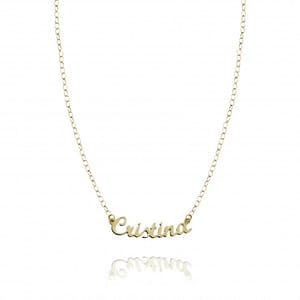 Collana Facco Gioielli con nome personalizzabile in oro P020