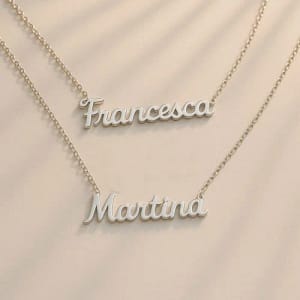 Collana Nome Personalizzato Acciaio