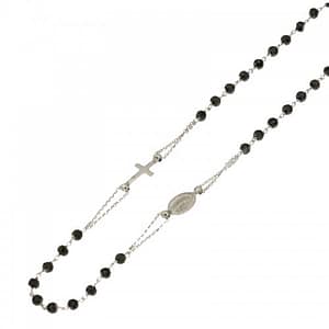 Collana Rosario Oro Bianco Madonna Miracolosa 803321716835