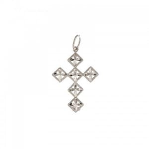 Croce da donna in Oro Bianco 803321703010