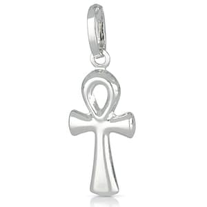 Croce egizia in Oro Bianco 803321704570