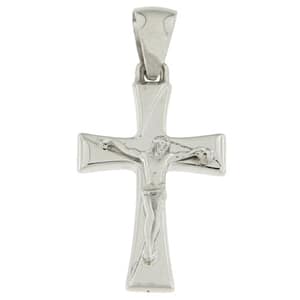 Ciondolo Croce Oro Bianco GL100832