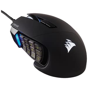 Corsair Scimitar RGB Elite USB Type-A Mouse ottico per destrorsi 18000 DPI – nuovo