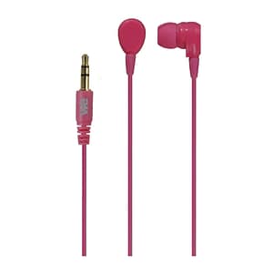 WE Cuffie In-Ear, Auricolari In-Ear Cablati con Jack da 3,5 mm Cancellazione del rumore Cuffie stereo ergonomiche per iPhone, smartphone Android e lettori MP3 – Fuschia – nuovo