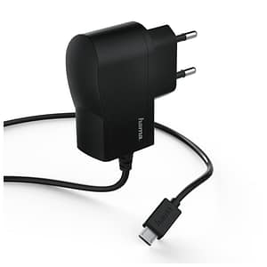 Caricabatterie, micro-USB, 1 A, nero – nuovo