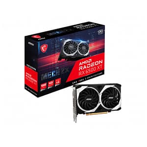 Scheda grafica MSI MECH RADEON RX 6500 XT 2X 4G OC AMD 4GB GDDR6 – nuovo