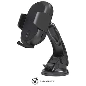 Supporto per auto del rilevatore + ricarica a induzione da 10-7,5 W Garanzia a vita con caricatore Grey Force Power – nuovo