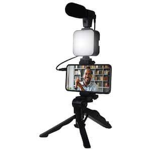 Influence XS Kit per streaming live con treppiede e microfono Bigben – nuovo