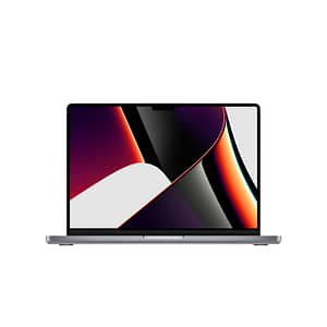 MacBook Pro M1 Max (2021) 14,2′, 3,2 GHz 1Tb 64Gb Apple GPU 24, grigio Sidel – AZERTY – Ricondizionato – Buono stato