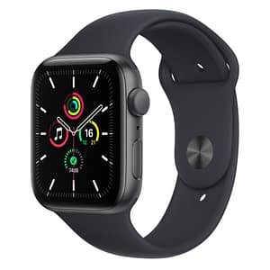 Apple Watch SE OLED 44 mm Digitale 368 x 448 pixel Touchscreen Grigio Wifi GPS (satellite) – Ricondizionato – Buono stato