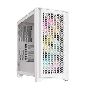 Corsair 4000D RGB Airflow TG Bianco - ATX - nuovo