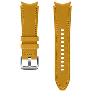 Cinturino in pelle ibrida per G Watch 4 Classic 115 mm, S/L Senape Samsung – nuovo