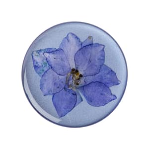 PopSockets PopGrip, fiore pressato Piedi di allodola viola – nuovo