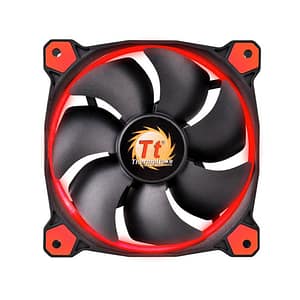 Thermaltake Riing 12 Ventola per case PC 12 cm Nero, Rosso – nuovo
