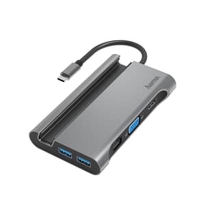 Hama 00200102 docking station USB 3.2 Gen 1 (3.1 Gen 1) Type-C Antracite, Grigio – nuovo