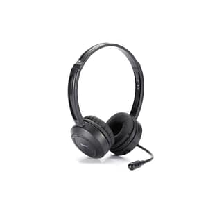 HEDEN Cuffie Bluetooth, connessione BT o cavo jack 3,5, microfono orientabile, archetto regolabile, nero – nuovo